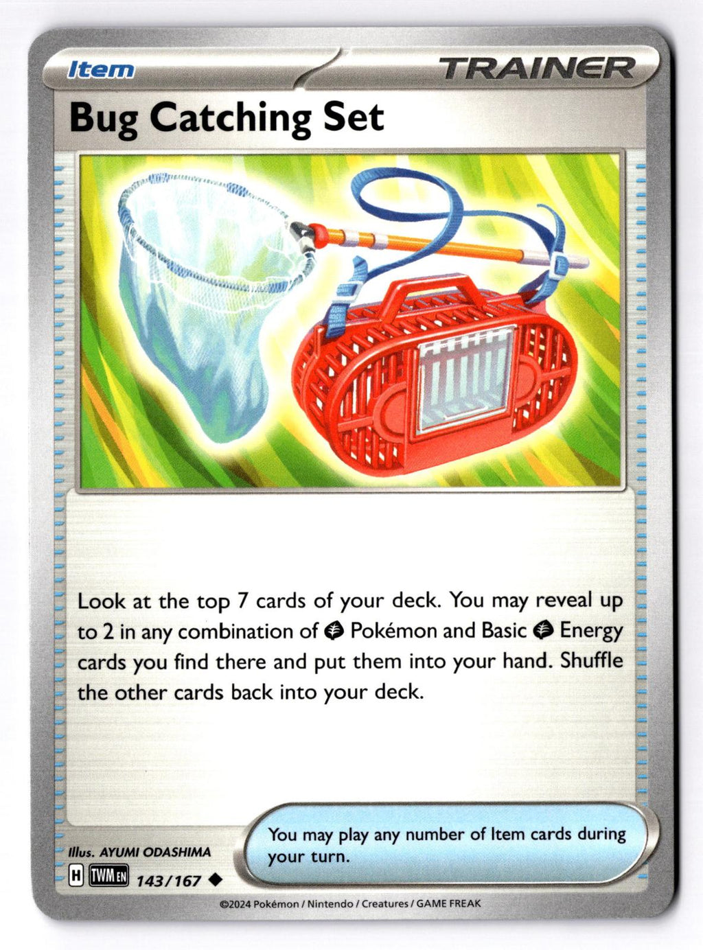 Bug Catching Set 143/167 Uncommon Twilight Masquerade Pokemon Near Mint