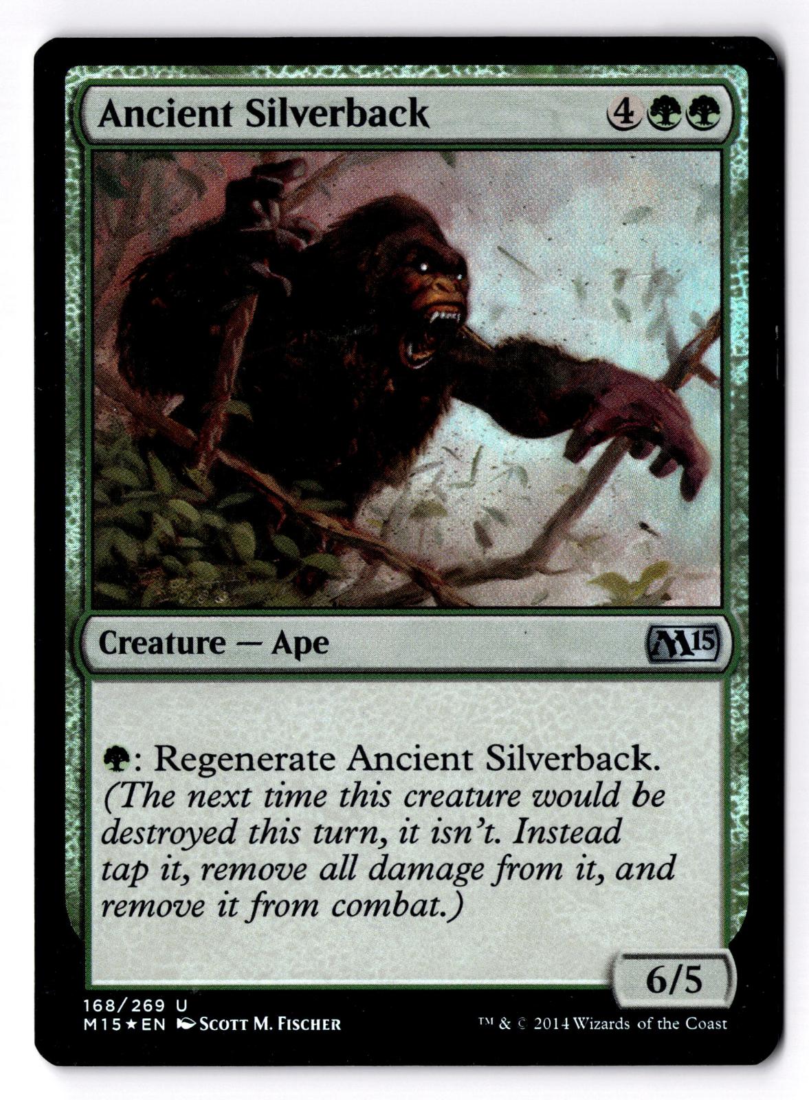 Ancient Silverback 168 Uncommon Magic 2015 (M15) Magic: The Gathering Foil LP