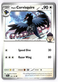 Hop's Corvisquire 134/159 Common Journey Together Pokemon Near Mint