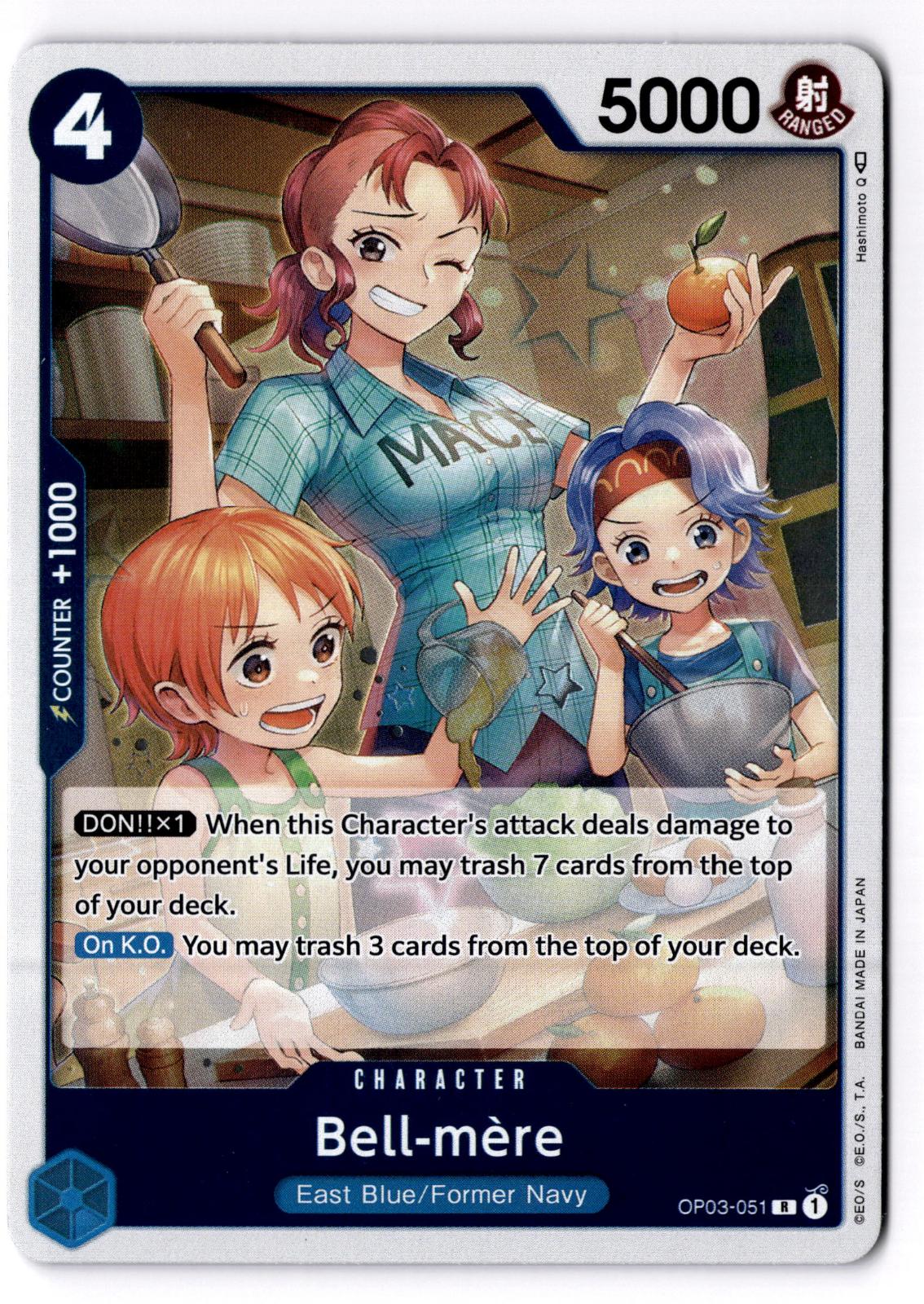 Bell-mere OP03-051 Rare Pillars of Strength One Piece Foil Near Mint