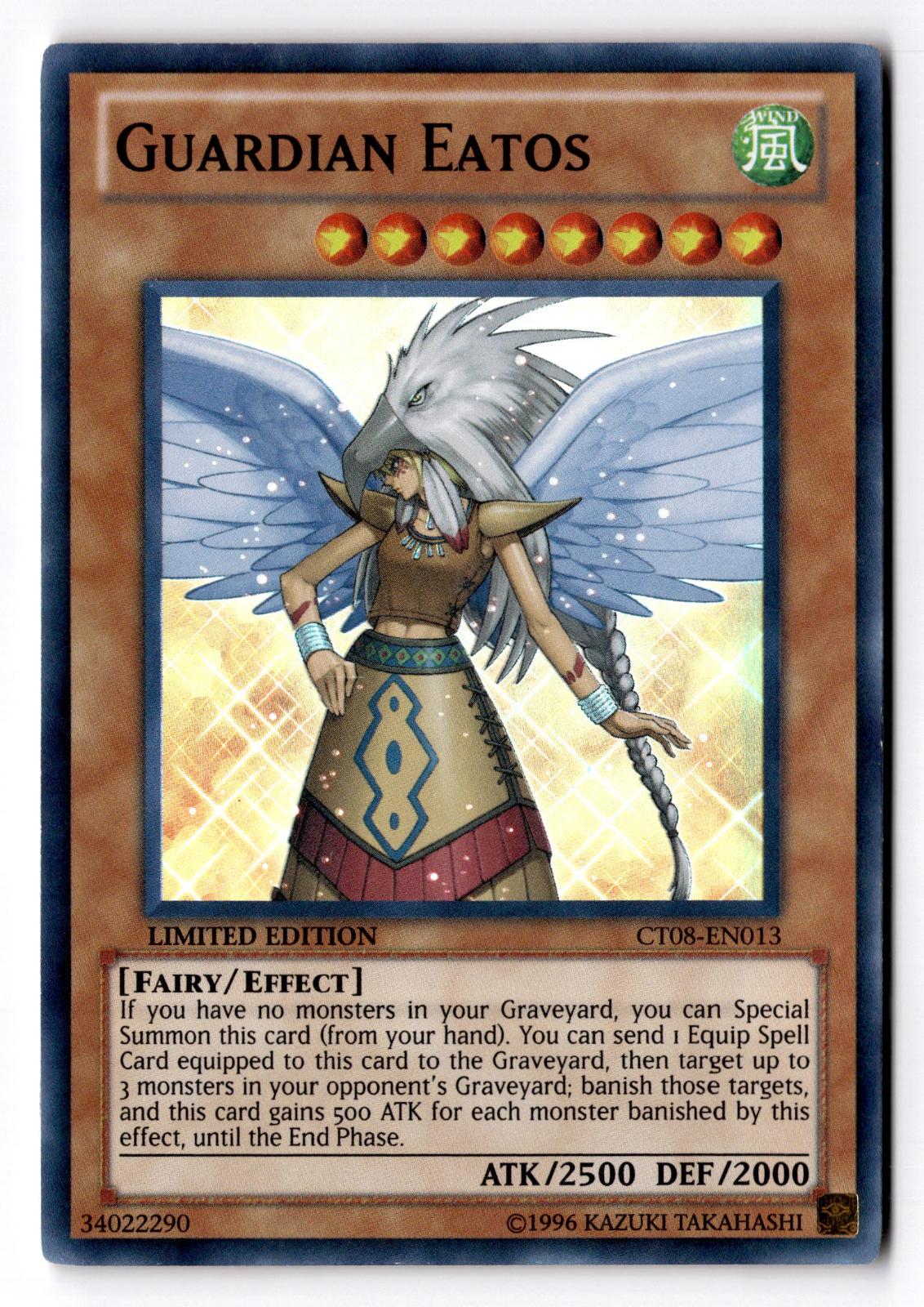 Guardian Eatos CT08-EN013 Super Rare 2011 Collectors Tins Yu-Gi-Oh Limited NM