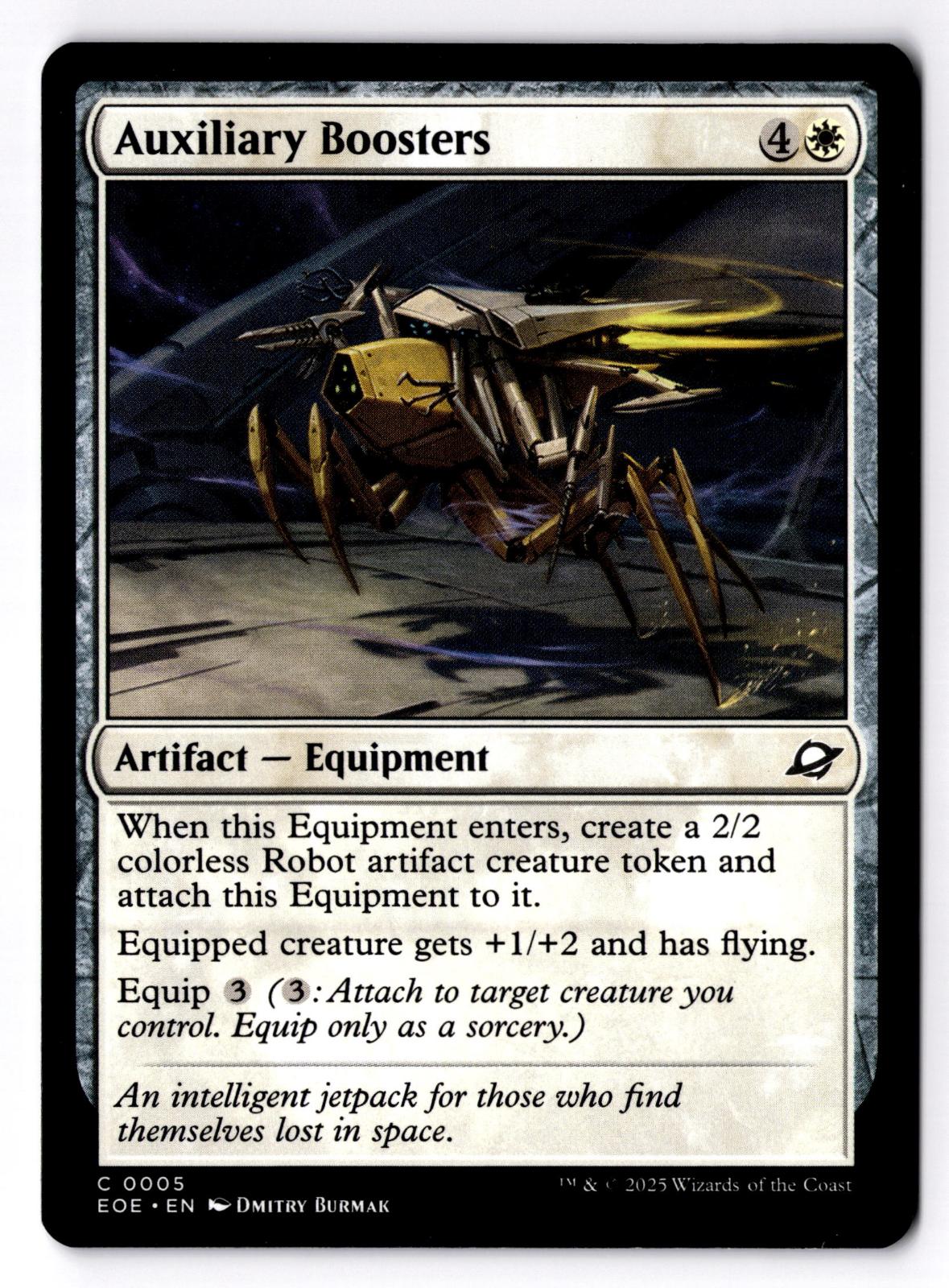 Auxiliary Boosters 5 Common Edge of Eternities Magic: The Gathering LP