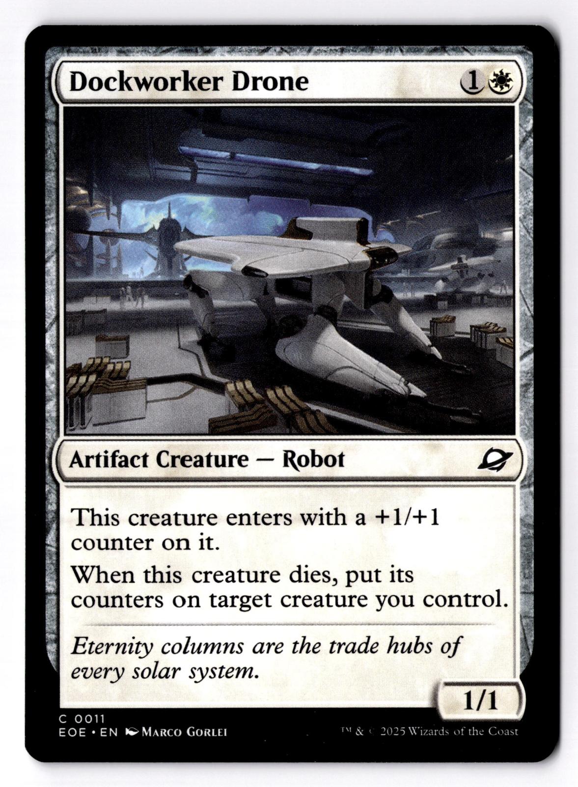 Dockworker Drone 11 Common Edge of Eternities Magic: The Gathering LP