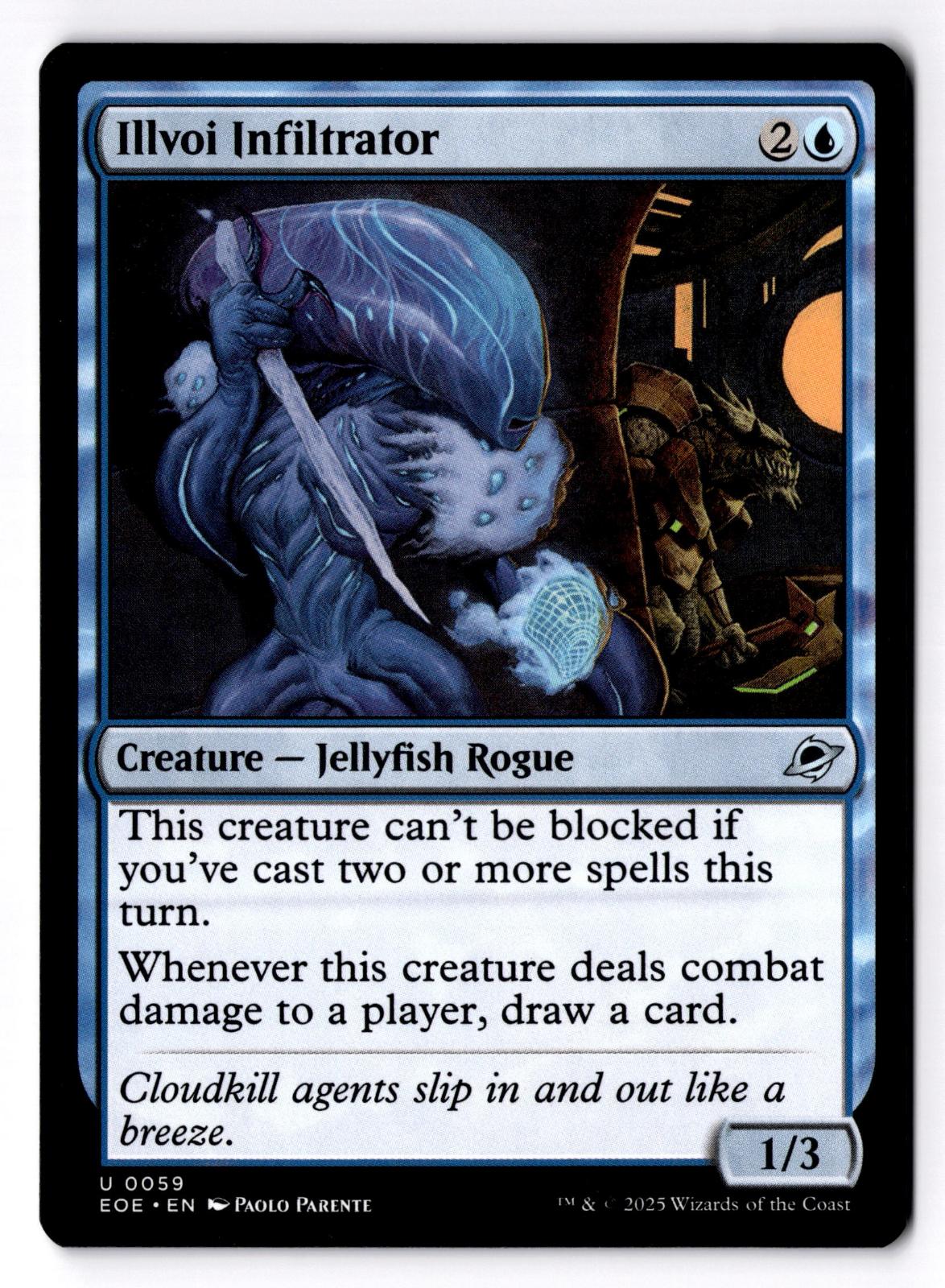 Illvoi Infiltrator 59 Uncommon Edge of Eternities Magic: The Gathering LP