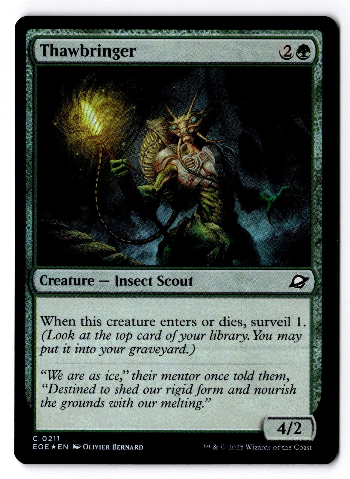 Thawbringer 211 Common Edge of Eternities Magic: The Gathering Foil LP