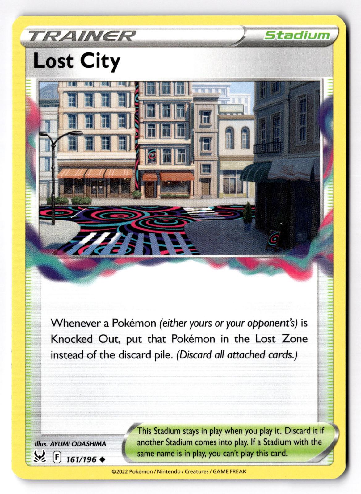 Lost City 161/196 Uncommon Lost Origin Pokemon Near Mint
