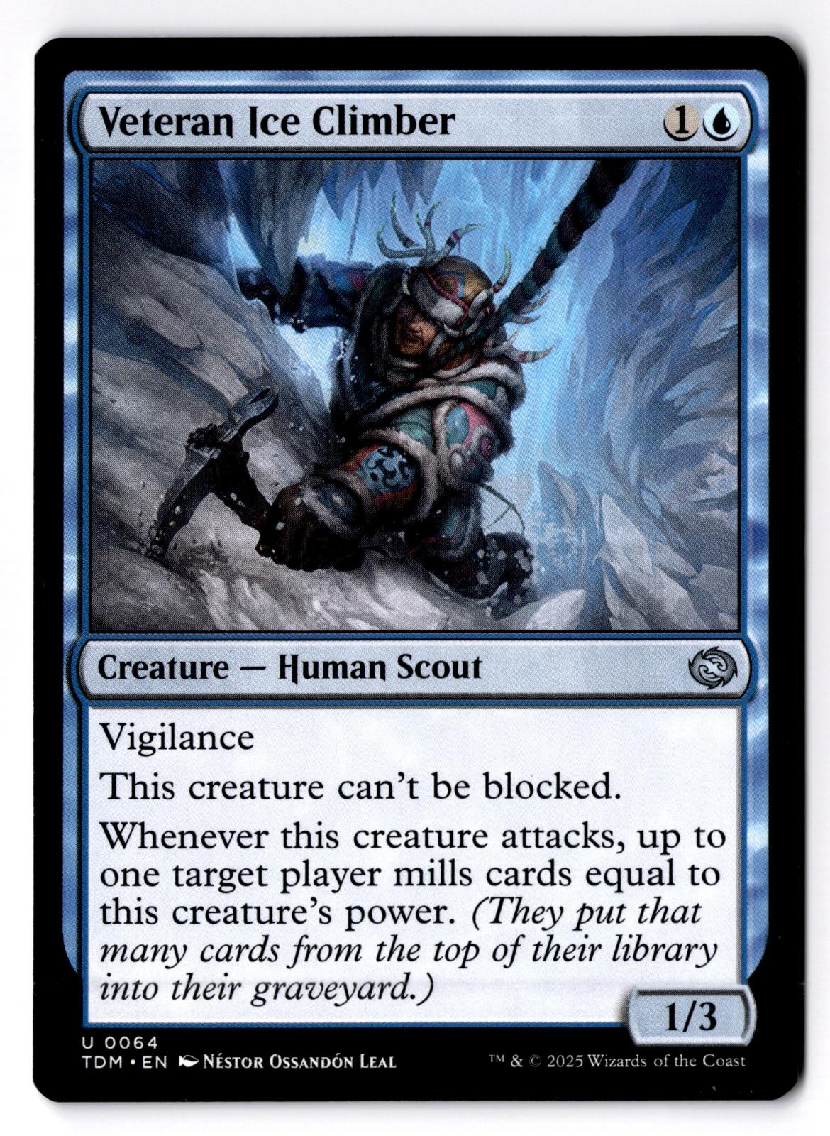 Veteran Ice Climber 64 Uncommon Tarkir: Dragonstorm Magic: The Gathering LP