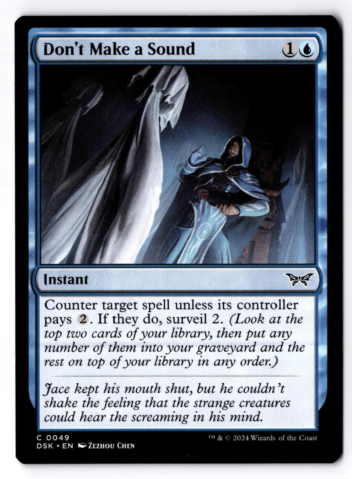 Don't Make a Sound 49 Common Duskmourn: House of Horror Magic: The Gathering LP
