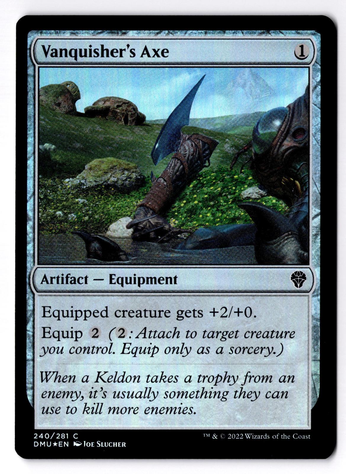 Vanquisher's Axe 240 Common Dominaria United Magic: The Gathering Foil LP