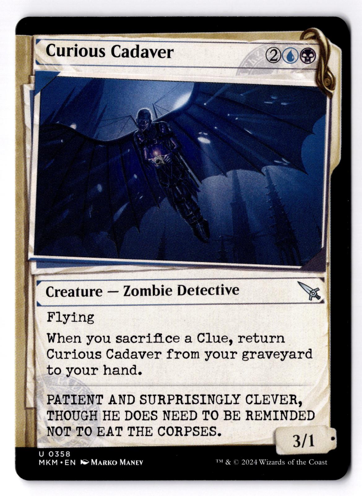 Curious Cadaver (Showcase) 358 Murders at Karlov Manor Magic: The Gathering LP