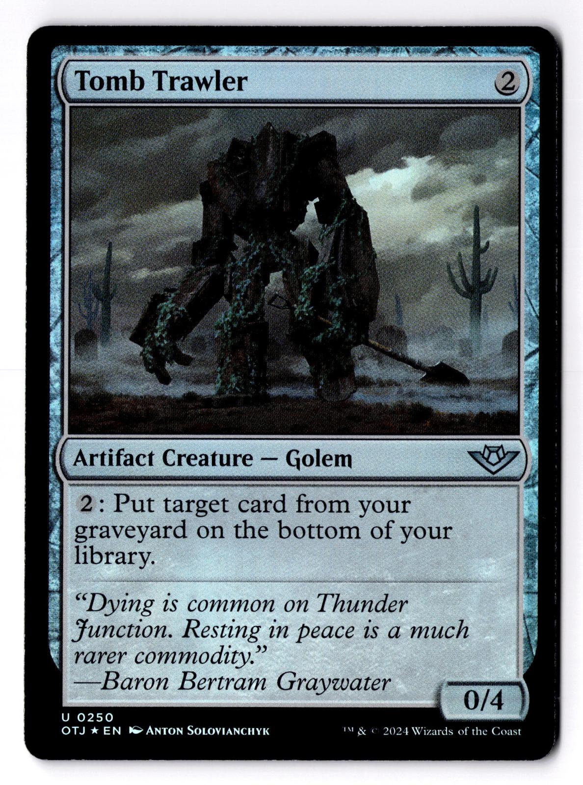 Tomb Trawler 250 Outlaws of Thunder Junction Magic: The Gathering Foil LP