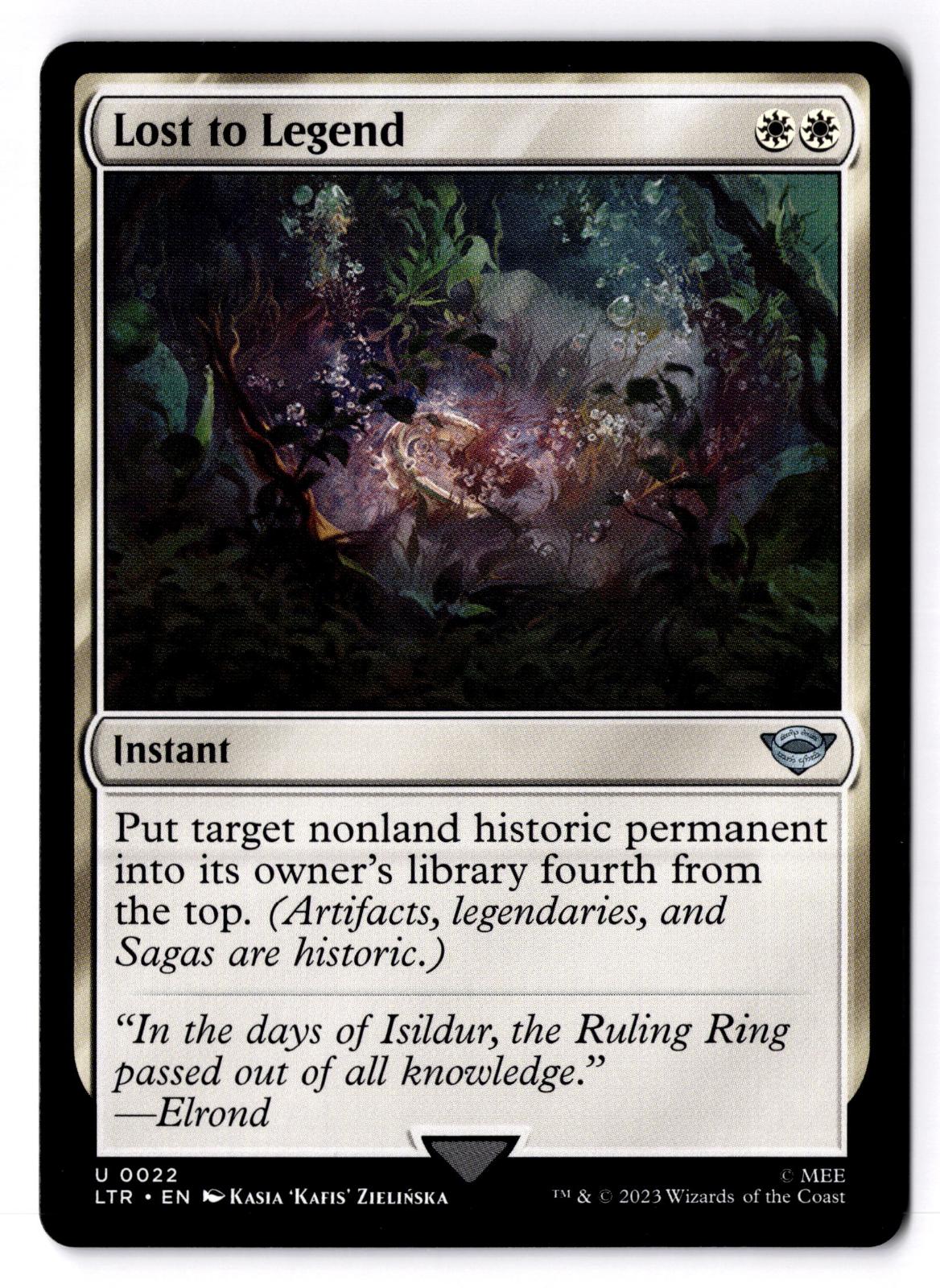 Lost to Legend 22 The Lord of the Rings Magic: The Gathering LP