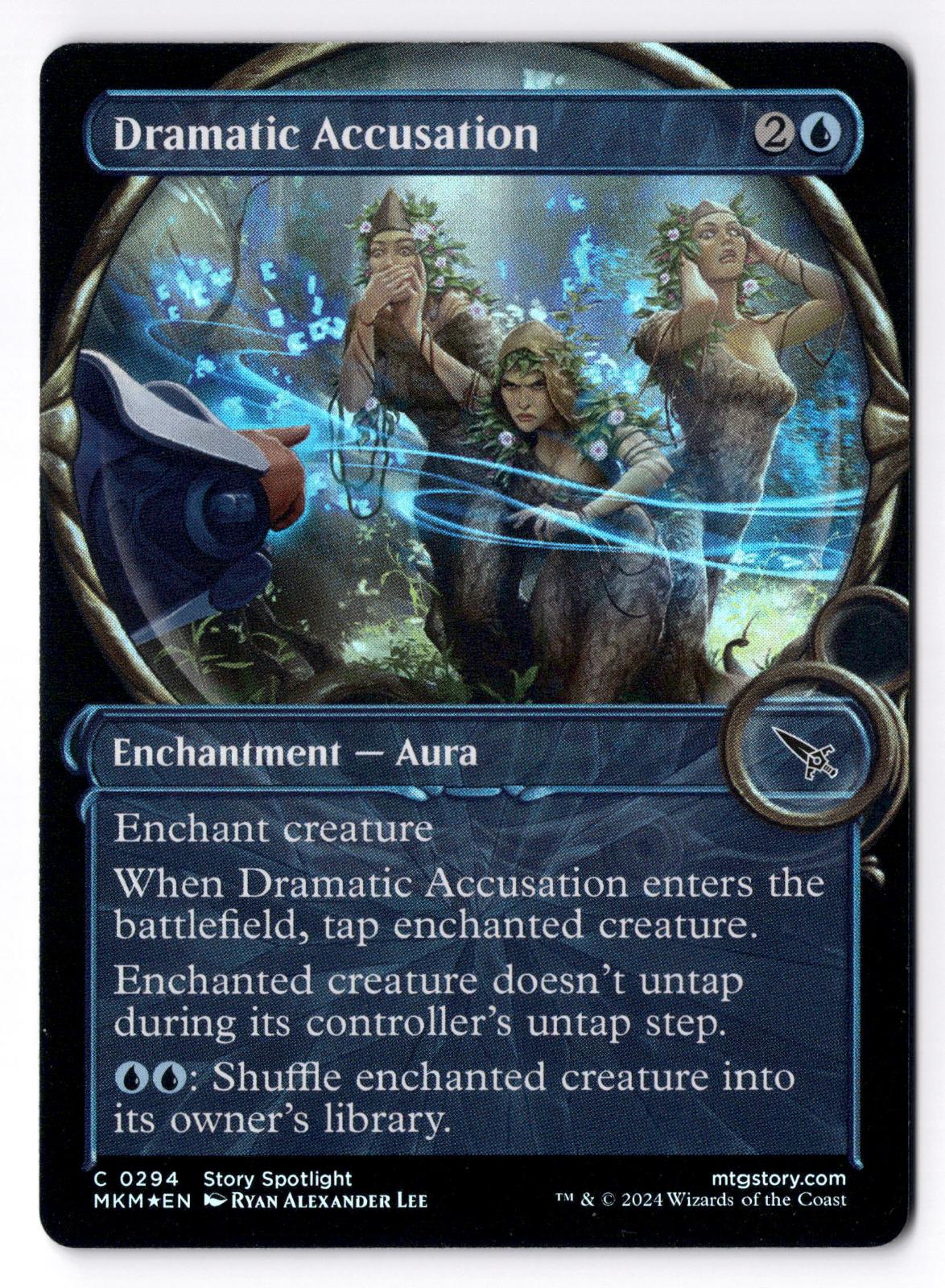 Dramatic Accusation (Showcase) 294 Magic: The Gathering Foil LP