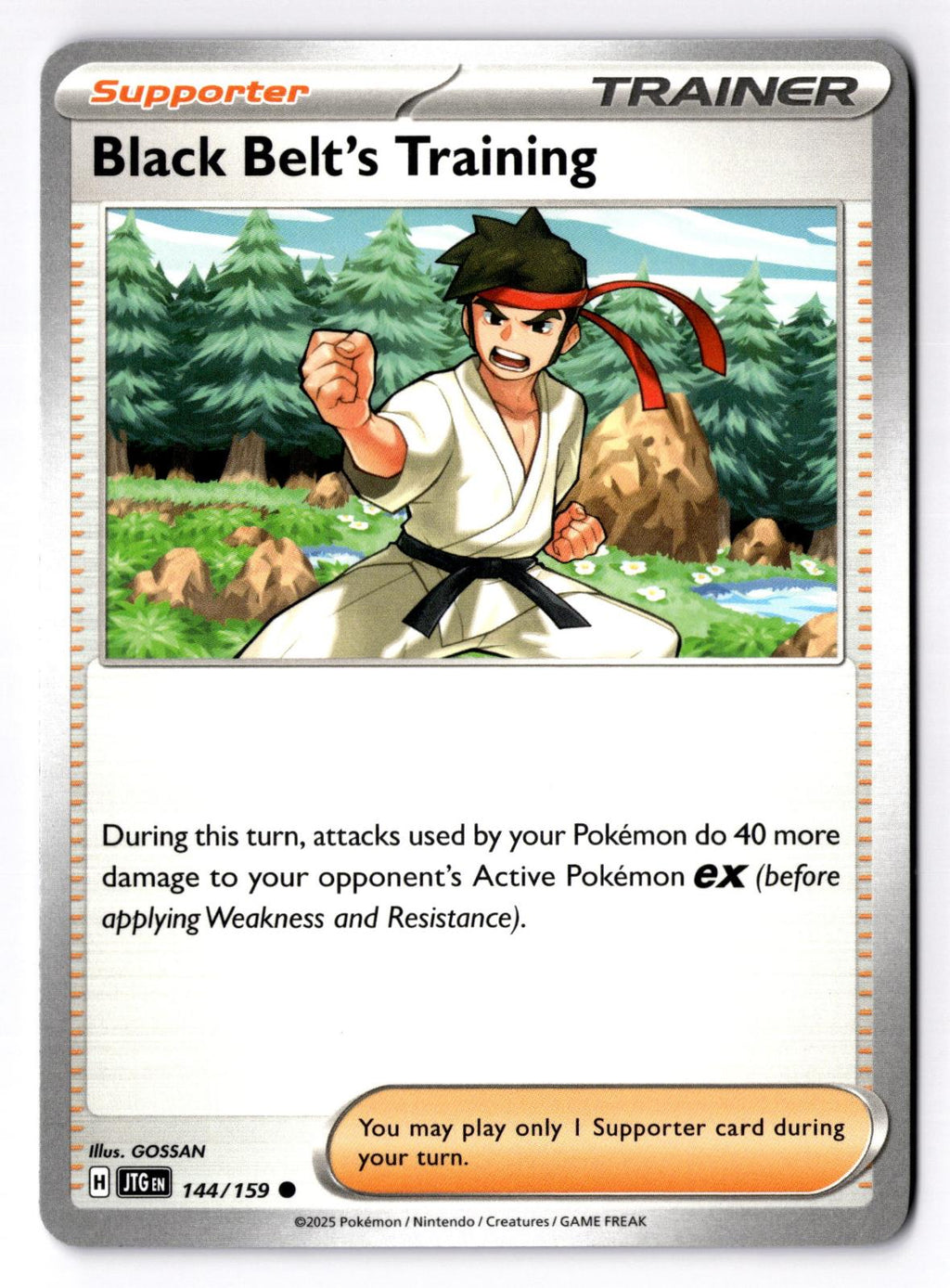 Black Belt's Training 144/159 Common Journey Together Pokemon Near Mint