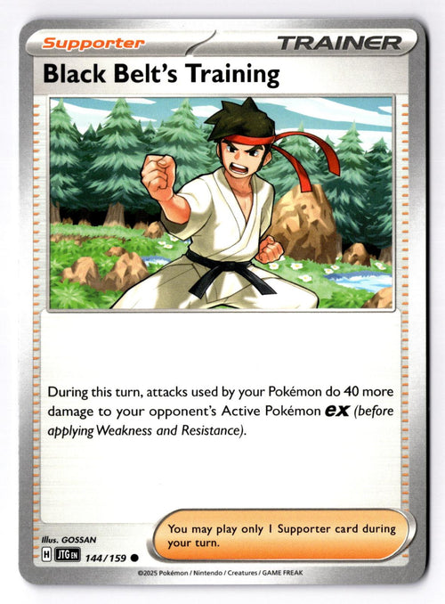 Black Belt's Training 144/159 Common Journey Together Pokemon Near Mint