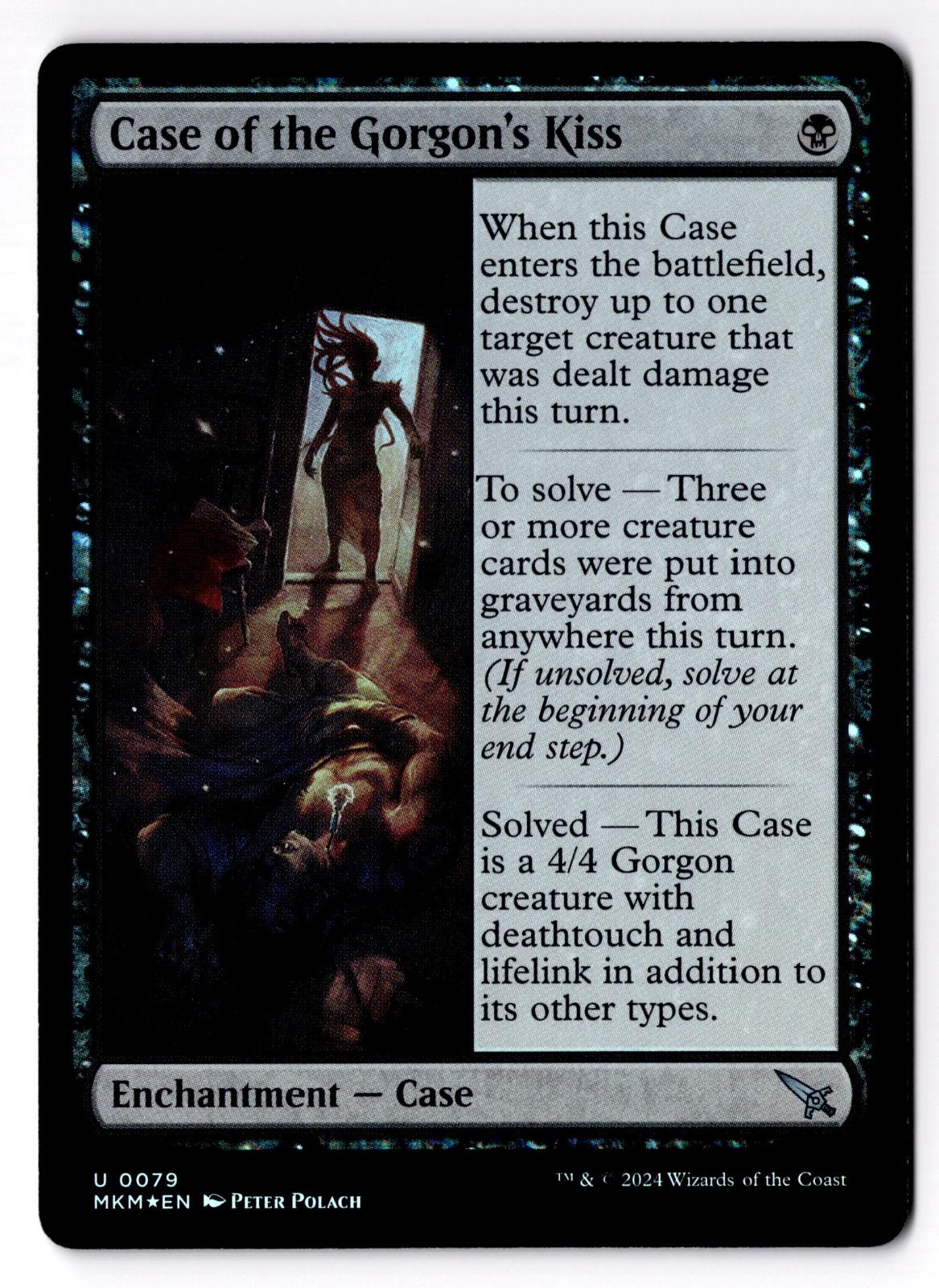 Case of the Gorgon's Kiss (b) 79 Magic: The Gathering Foil LP