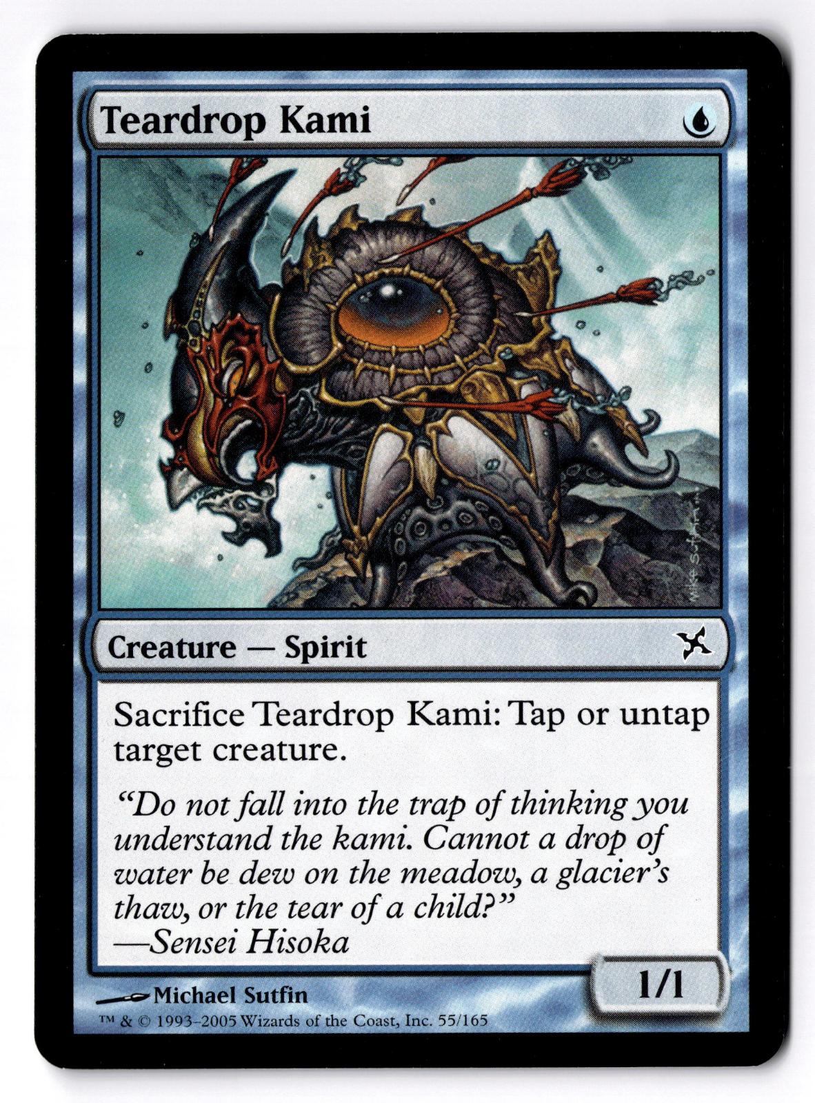Teardrop Kami 55 Common Betrayers of Kamigawa Magic: The Gathering MP