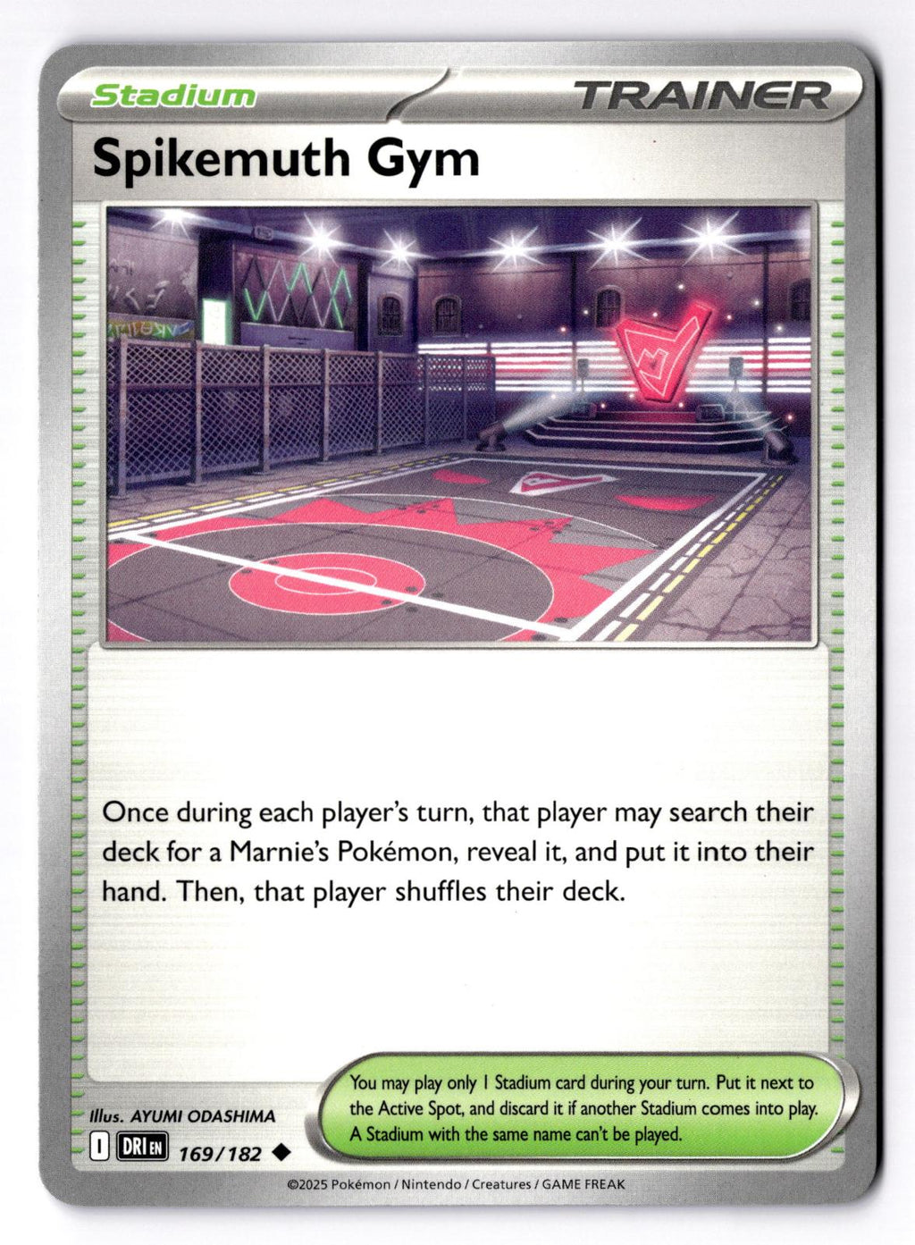 Spikemuth Gym 169/182 Uncommon Destined Rivals Pokemon Near Mint