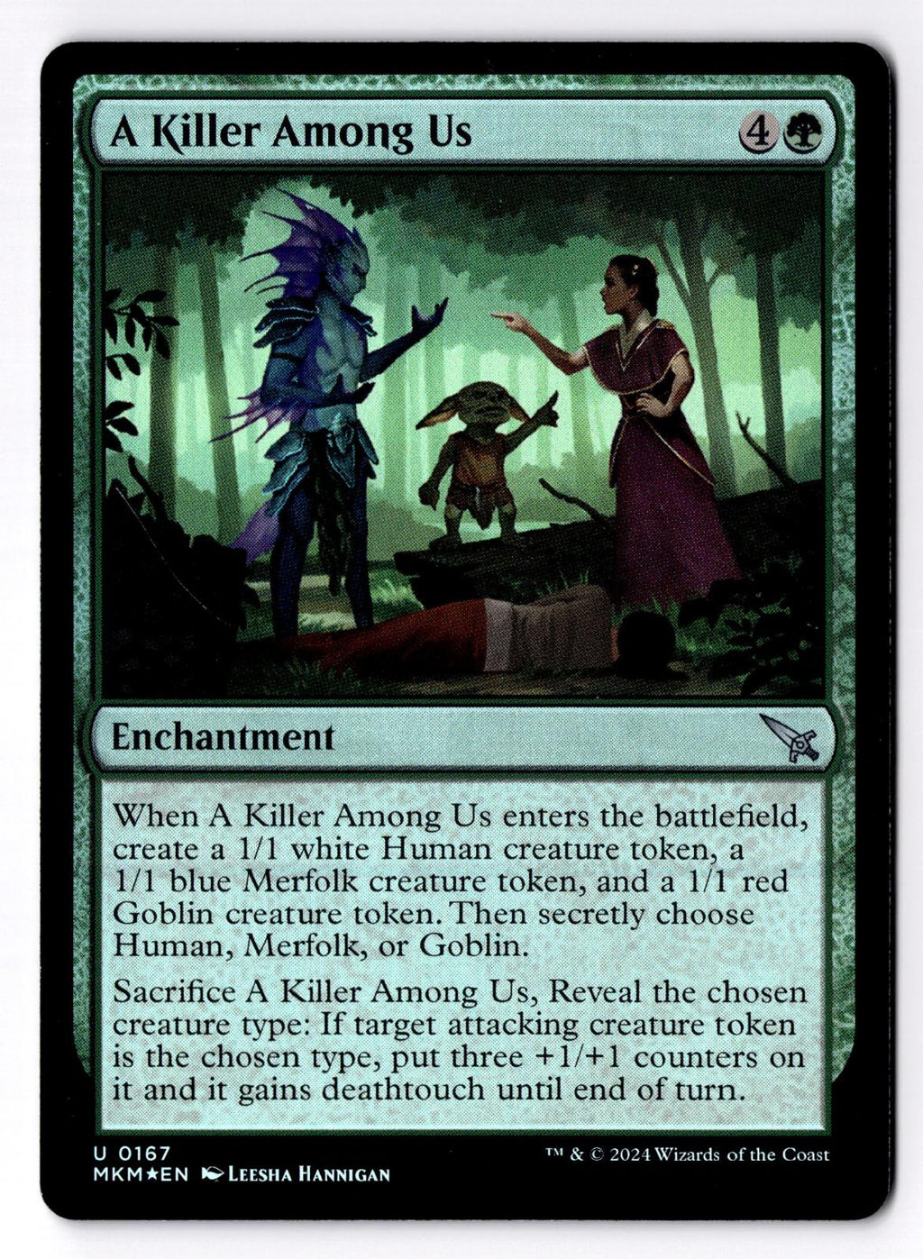 A Killer Among Us 167 Murders at Karlov Manor Magic: The Gathering Foil LP