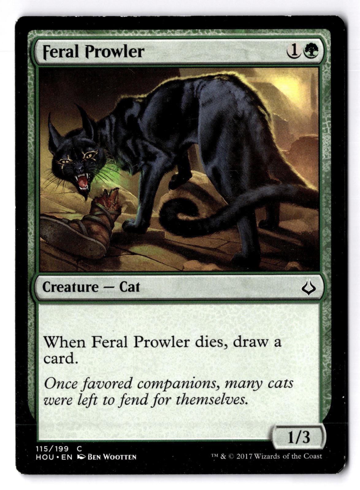 Feral Prowler 115 Common Hour of Devastation Magic: The Gathering MP