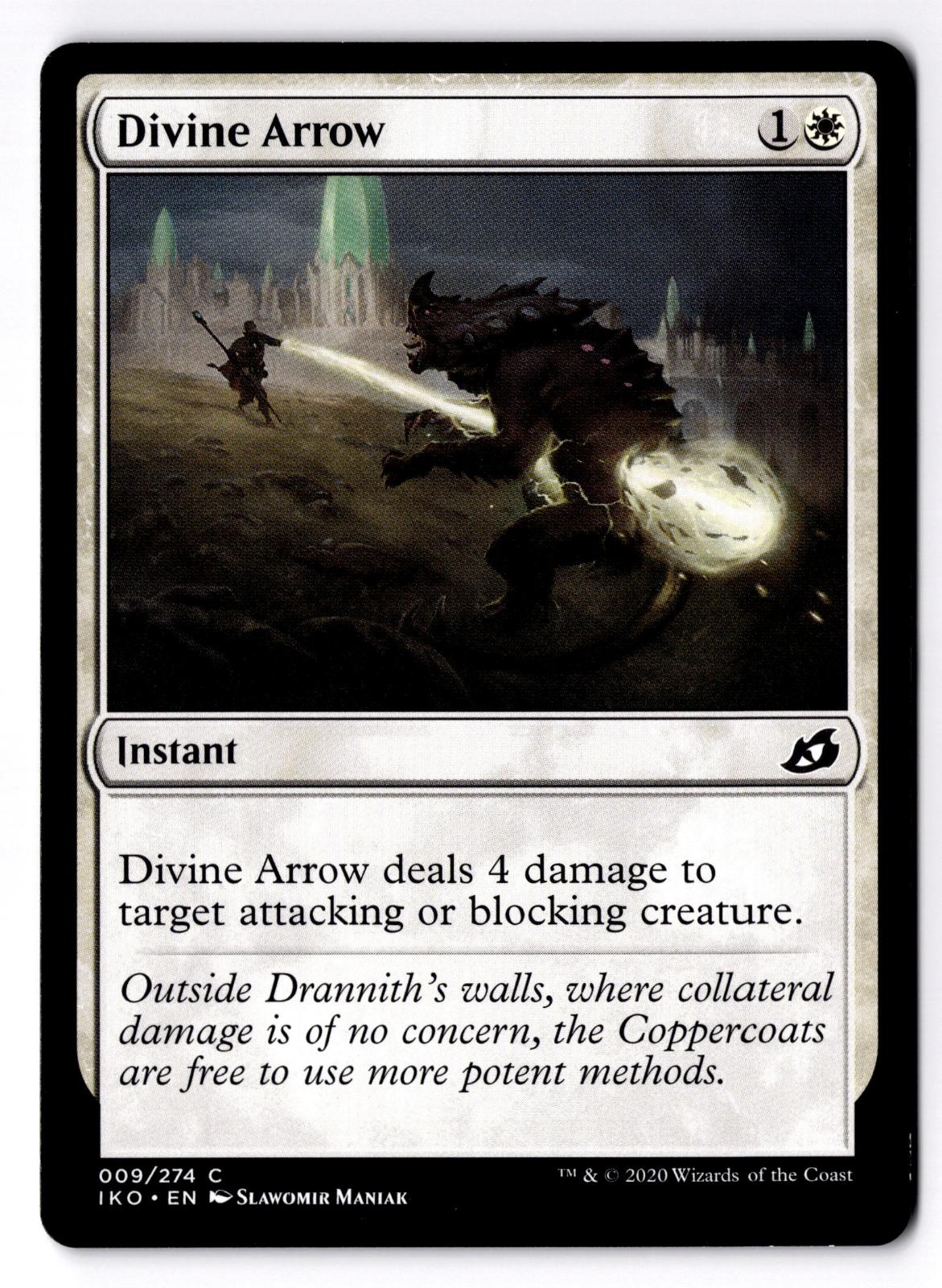 Divine Arrow 9 Common Ikoria: Lair of Behemoths Magic: The Gathering LP