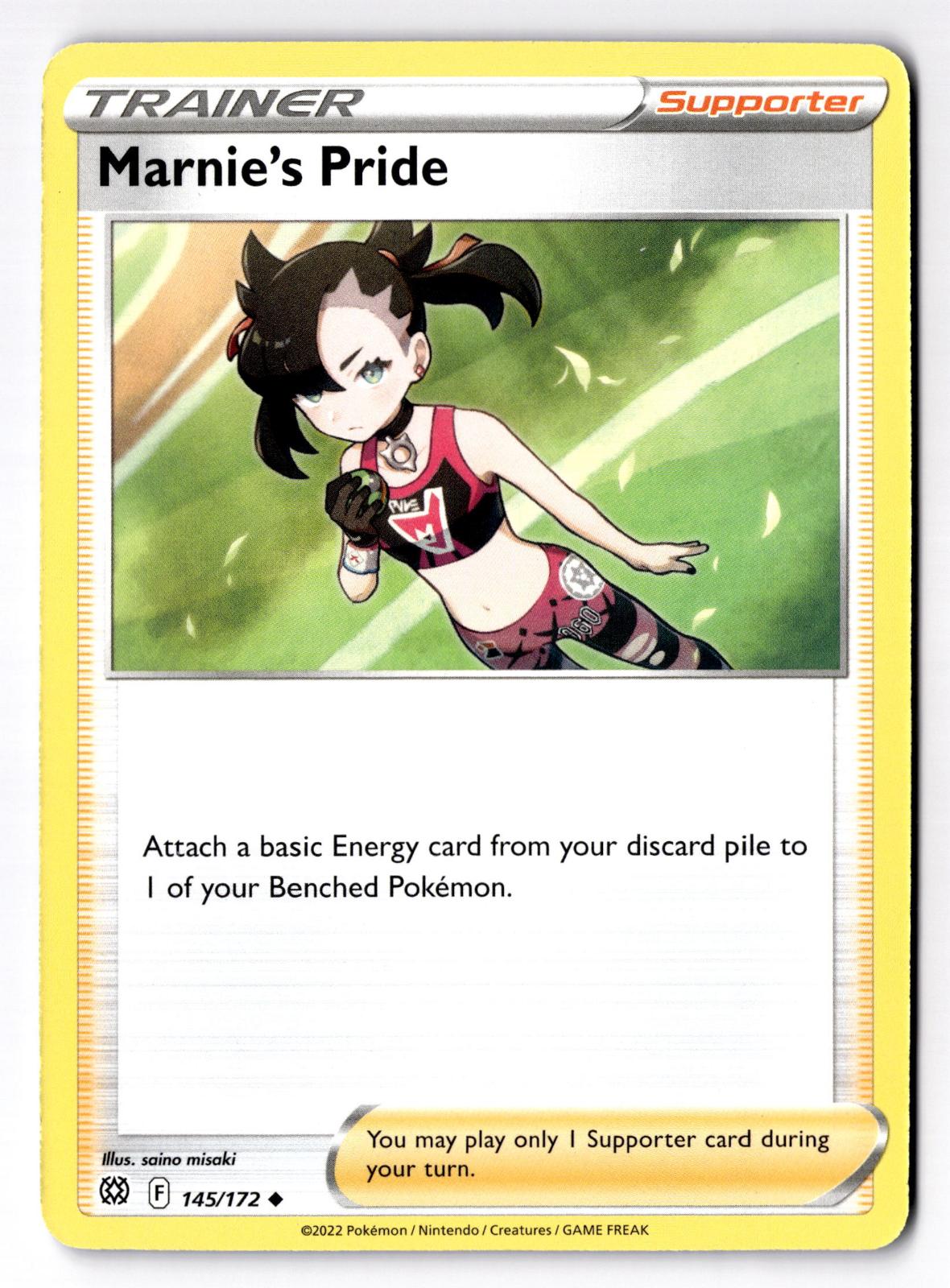 Marnie's Pride 145/172 Uncommon Brilliant Stars Pokemon Lightly Played