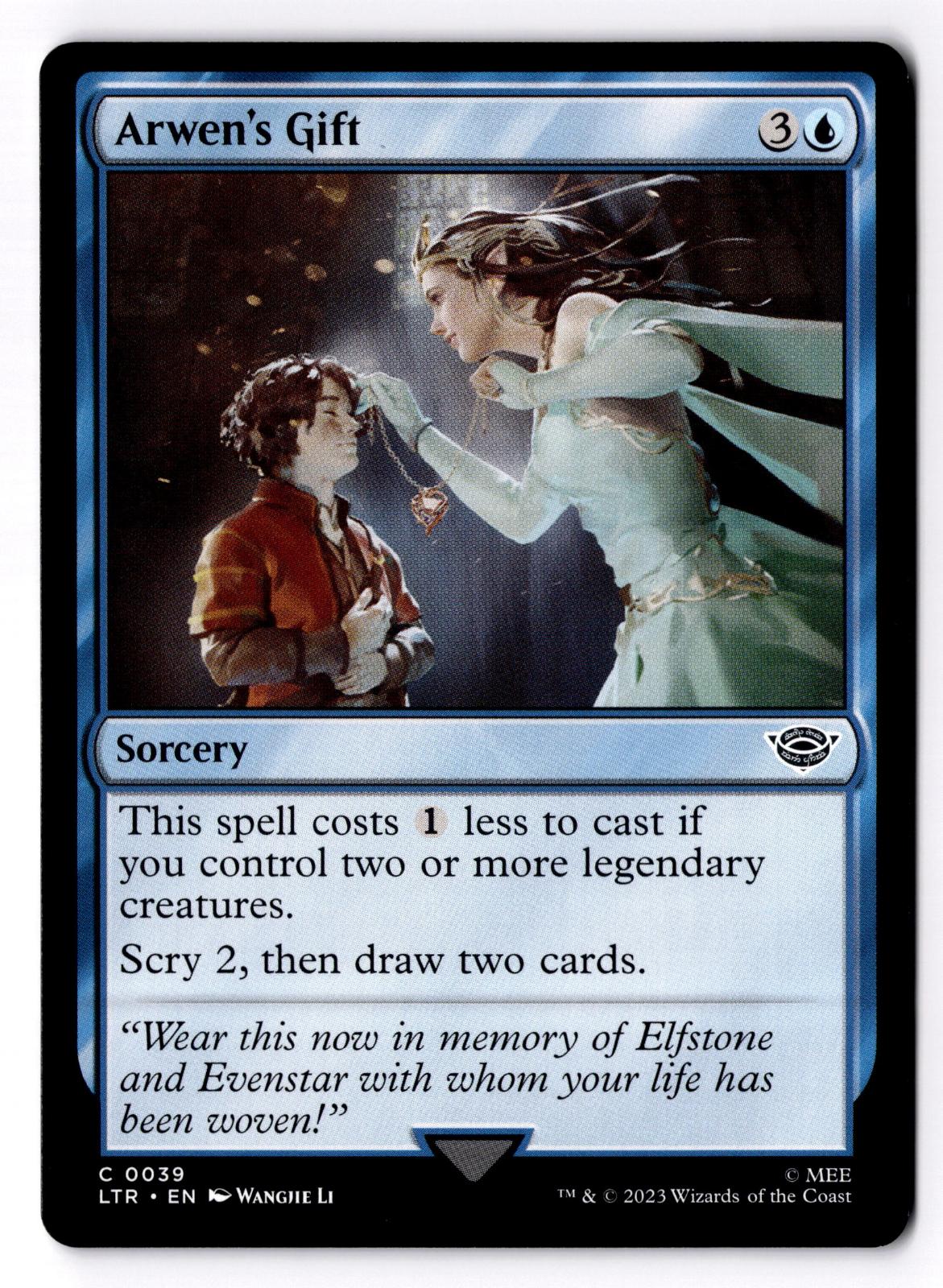 Arwen's Gift 39 The Lord of the Rings Magic: The Gathering LP