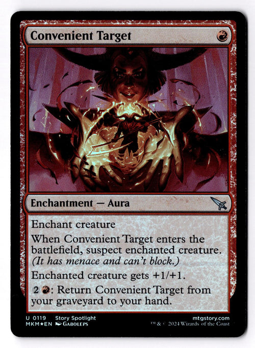 Convenient Target 119 Murders at Karlov Manor Magic: The Gathering Foil LP
