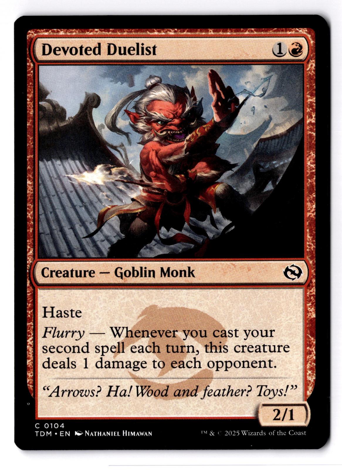Devoted Duelist 104 Common Tarkir: Dragonstorm Magic: The Gathering LP