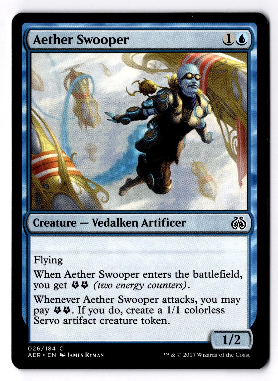 Aether Swooper 26 Common Aether Revolt Magic: The Gathering Lightly Played