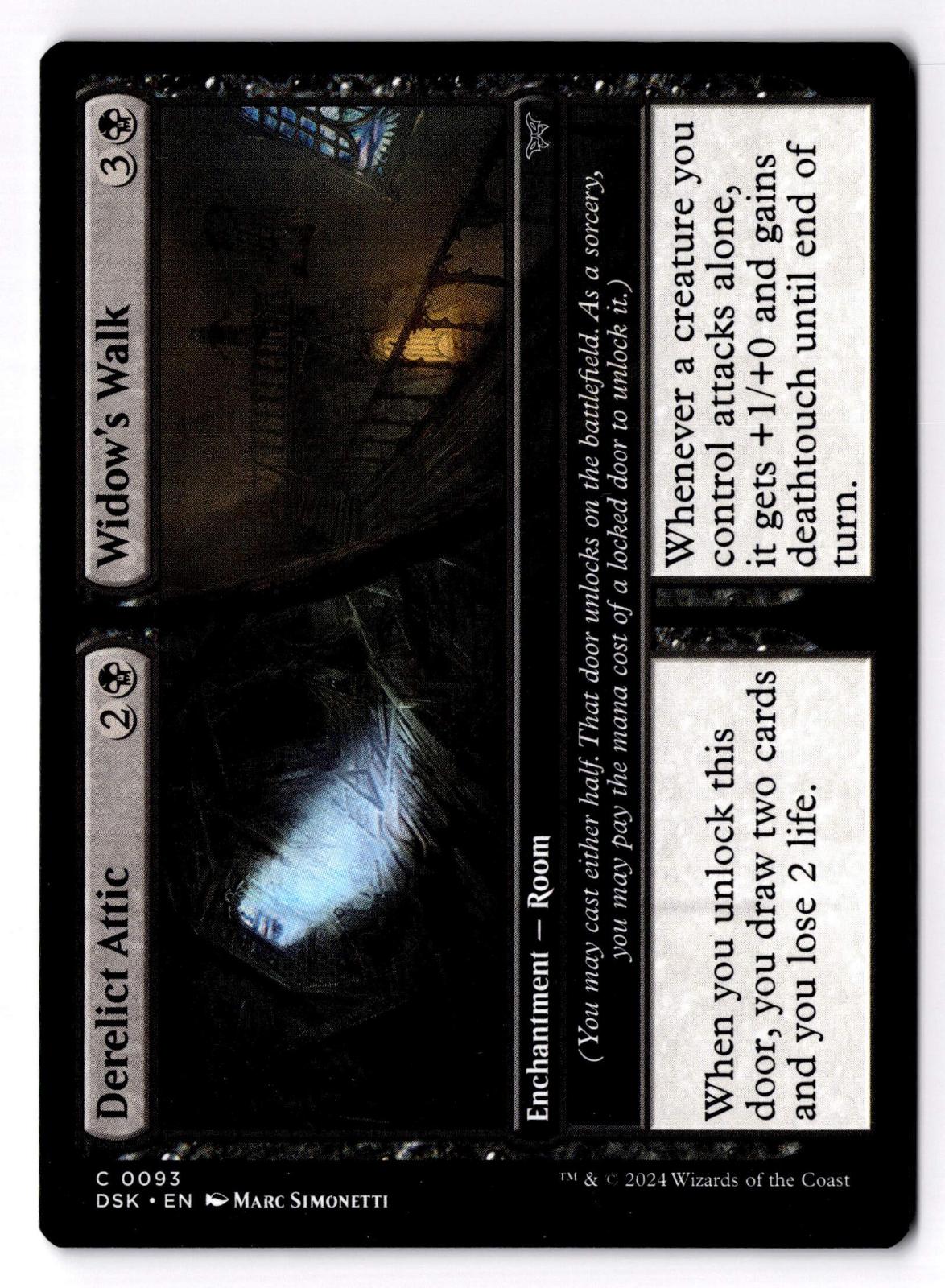 Derelict Attic // Widow's Walk 93 Magic: The Gathering MP