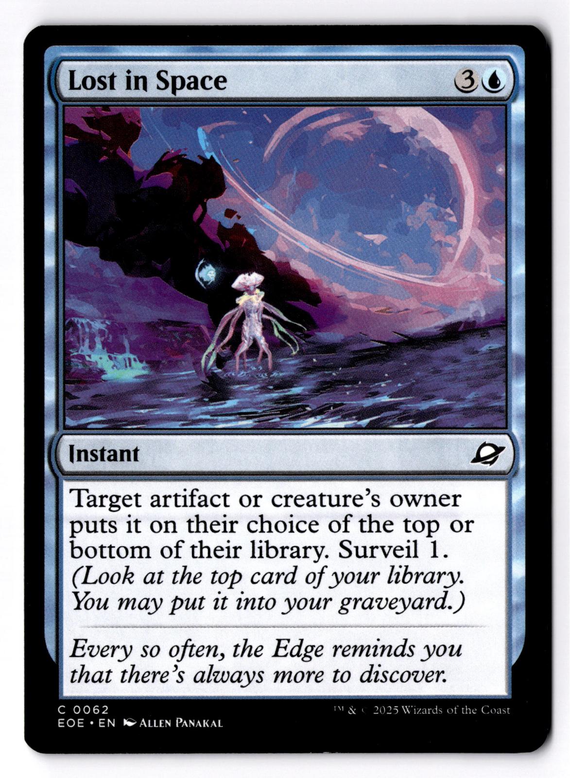 Lost In Space 62 Common Edge of Eternities Magic: The Gathering Lightly Played