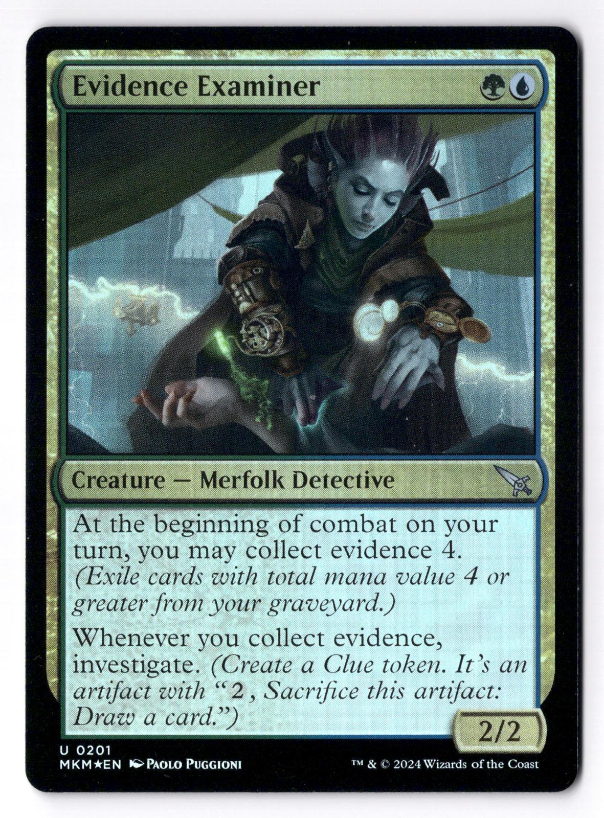 Evidence Examiner 201 Murders at Karlov Manor Magic: The Gathering Foil LP