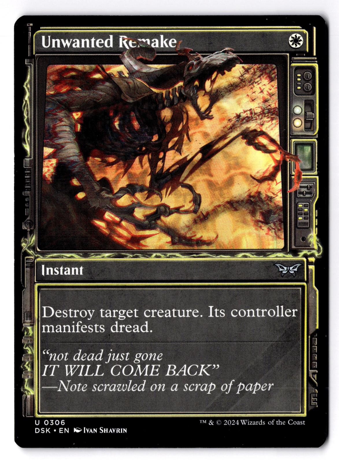Unwanted Remake (Showcase) 306 Magic: The Gathering LP
