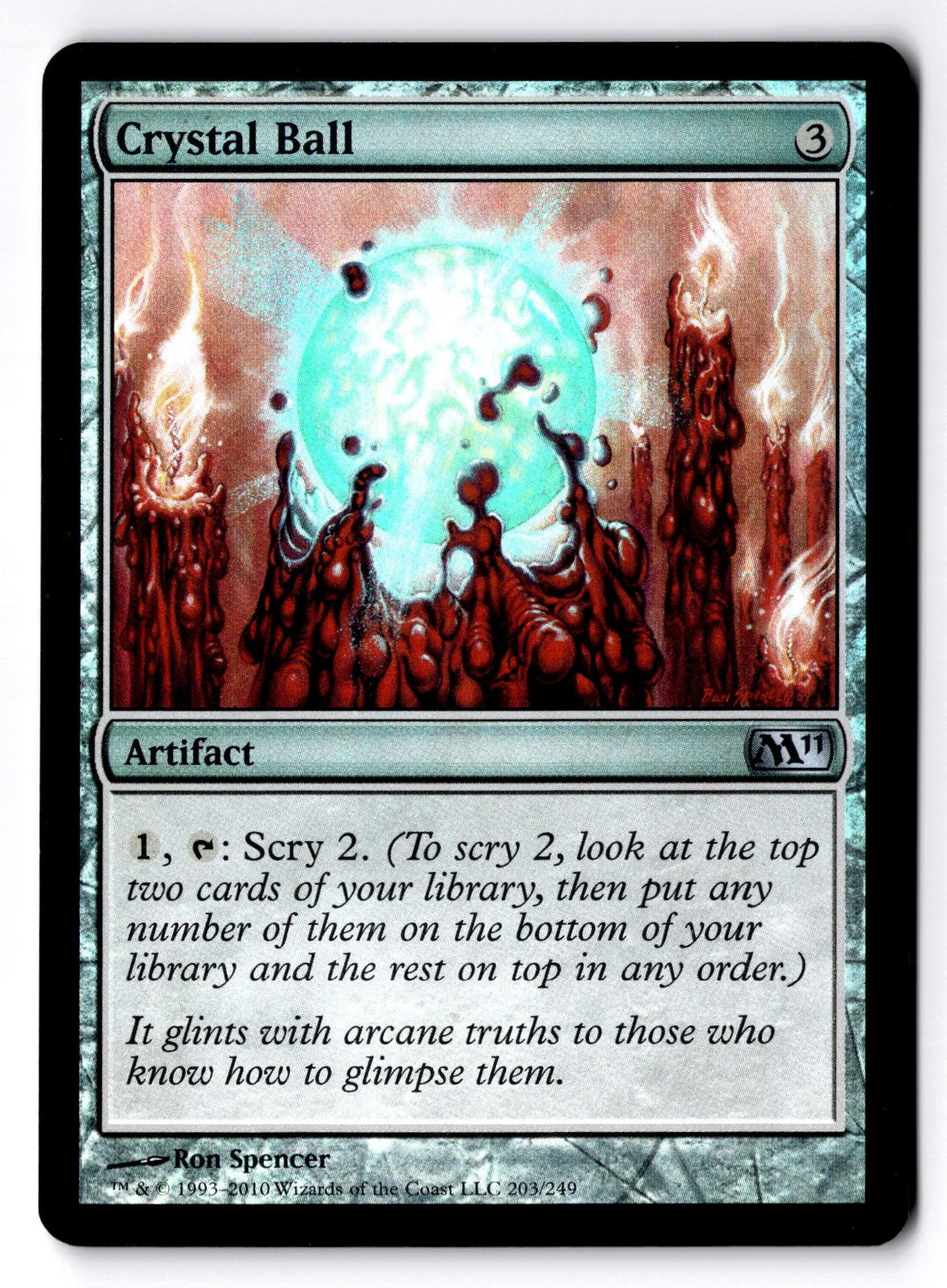 Crystal Ball 203 Uncommon Magic 2011 (M11) Magic: The Gathering Foil LP
