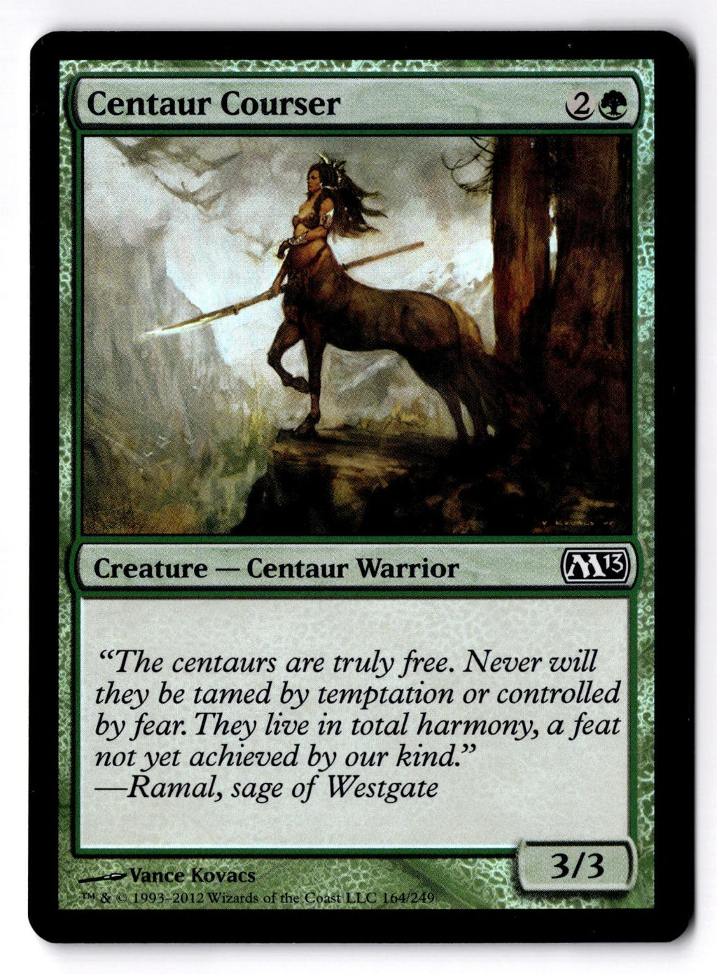 Centaur Courser 164 Common Magic 2013 (M13) Magic: The Gathering Foil LP