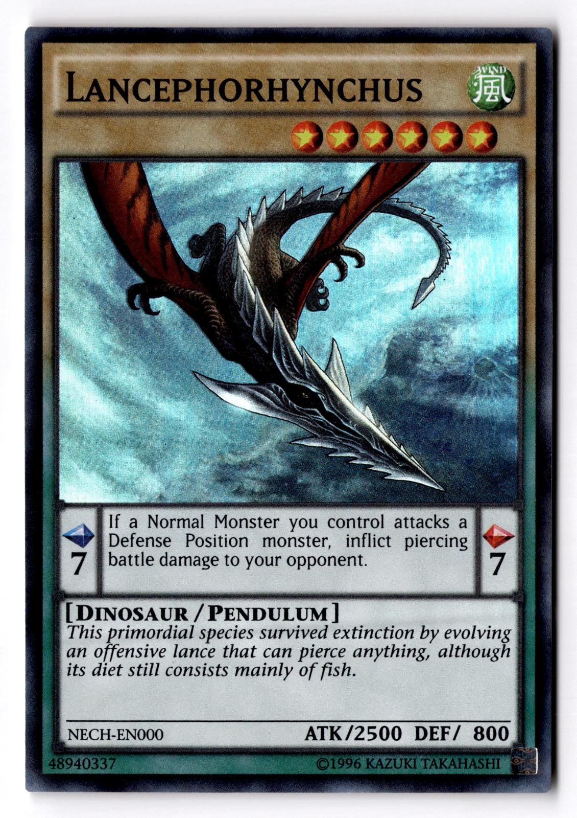 Lancephorhynchus NECH-EN000 Super Rare The New Challengers Yu-Gi-Oh Unlimited NM