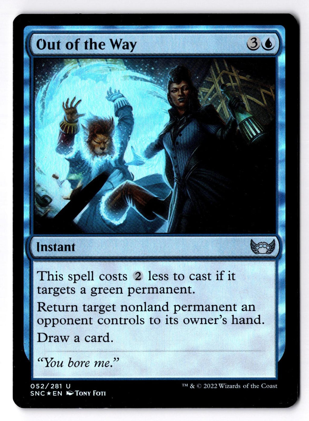 Out of the Way 52 Uncommon Streets of New Capenna Magic: The Gathering Foil LP