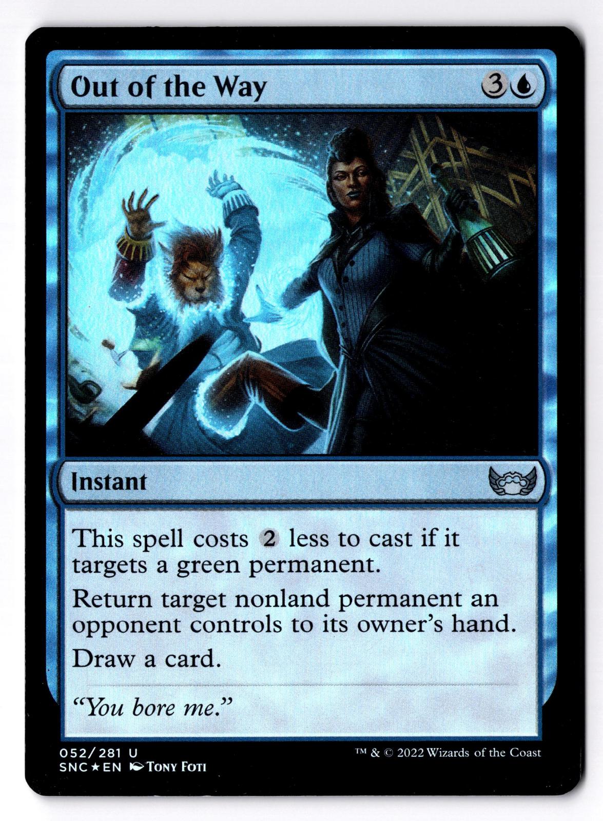 Out of the Way 52 Uncommon Streets of New Capenna Magic: The Gathering Foil LP