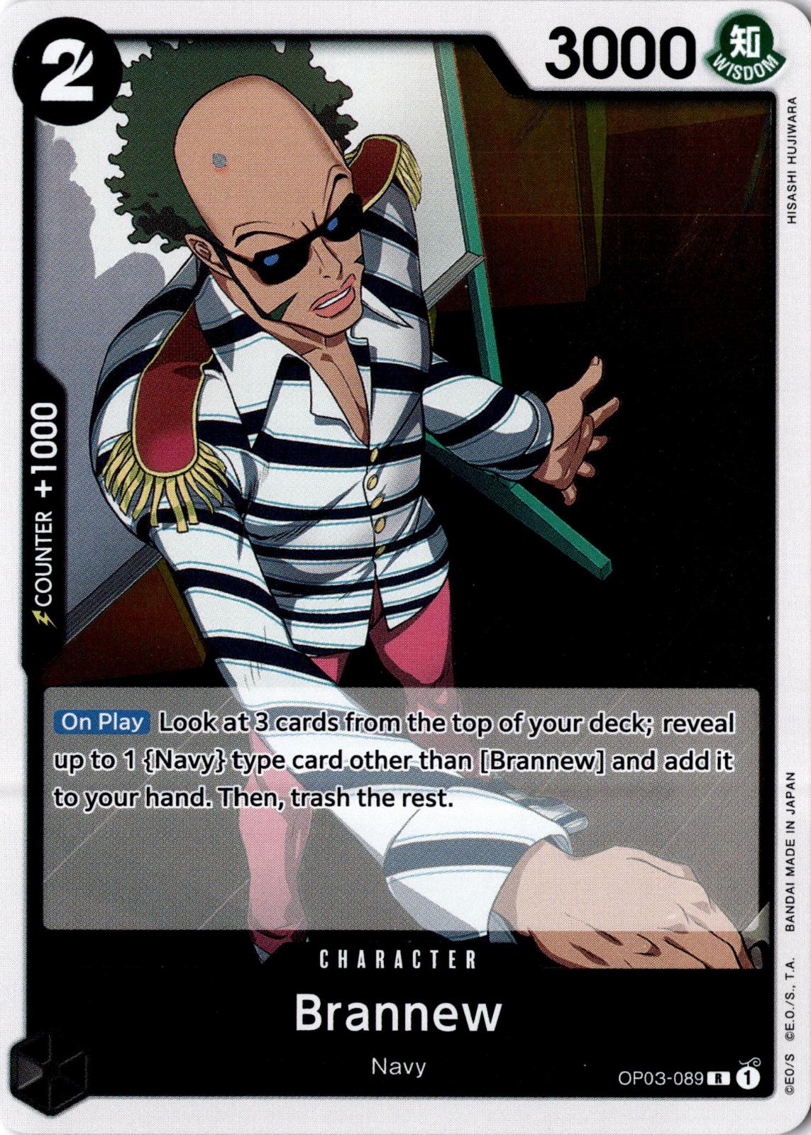 Brannew OP03-089 Rare Pillars of Strength One Piece Foil Near Mint