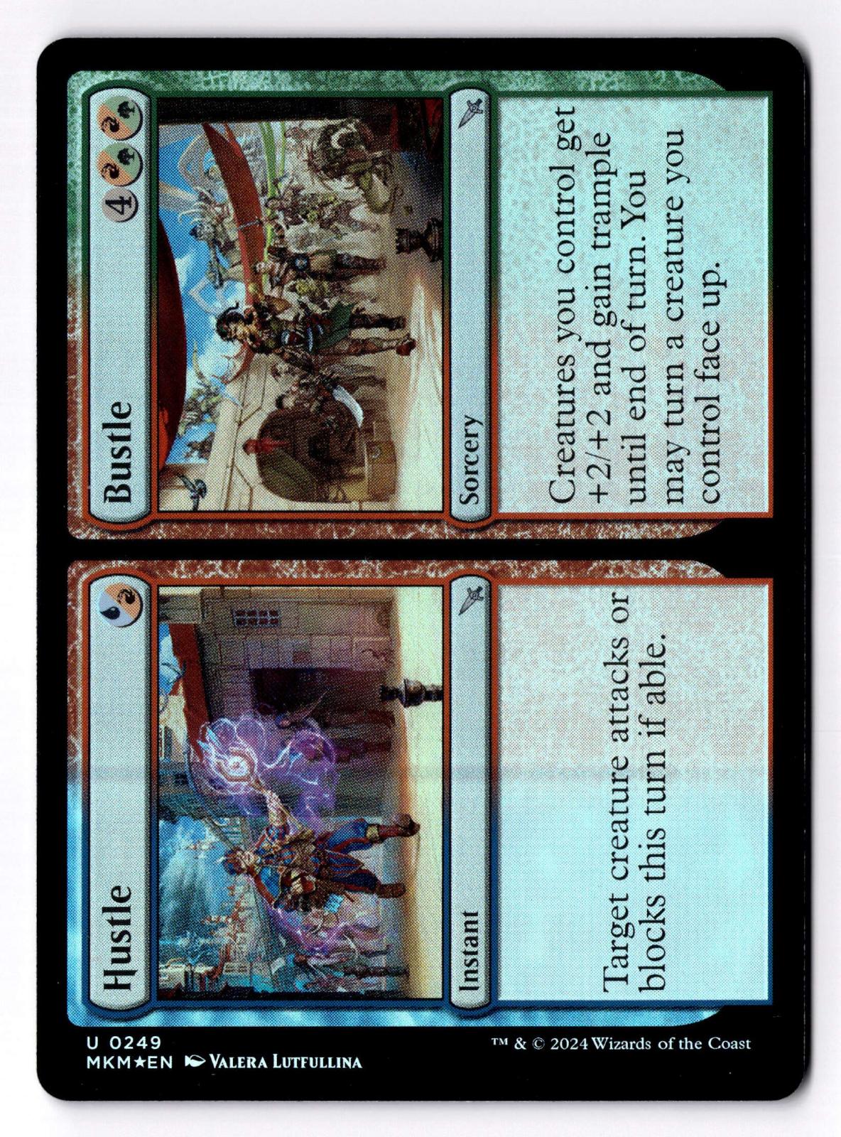 Hustle // Bustle 249 Murders at Karlov Manor Magic: The Gathering Foil LP