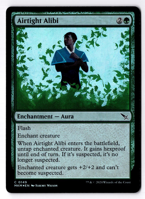 Airtight Alibi 149 Common Murders at Karlov Manor Magic: The Gathering Foil LP