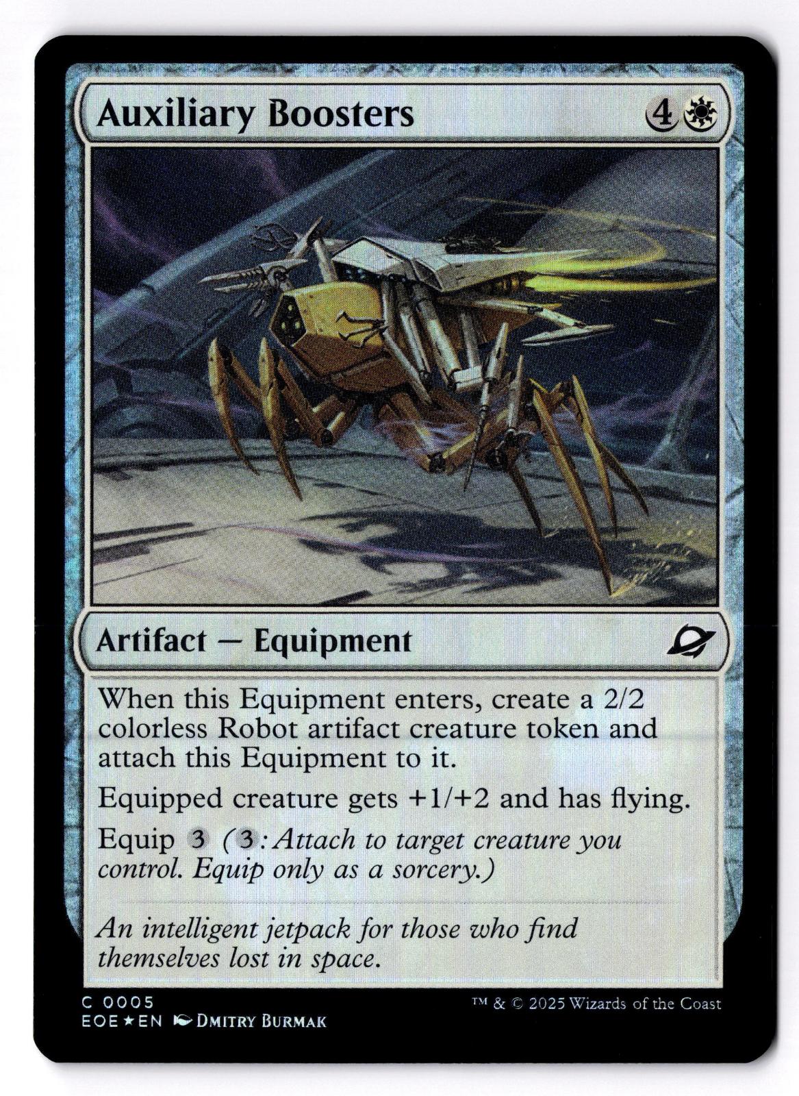 Auxiliary Boosters 5 Common Edge of Eternities Magic: The Gathering Foil LP
