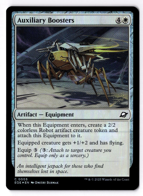 Auxiliary Boosters 5 Common Edge of Eternities Magic: The Gathering Foil LP