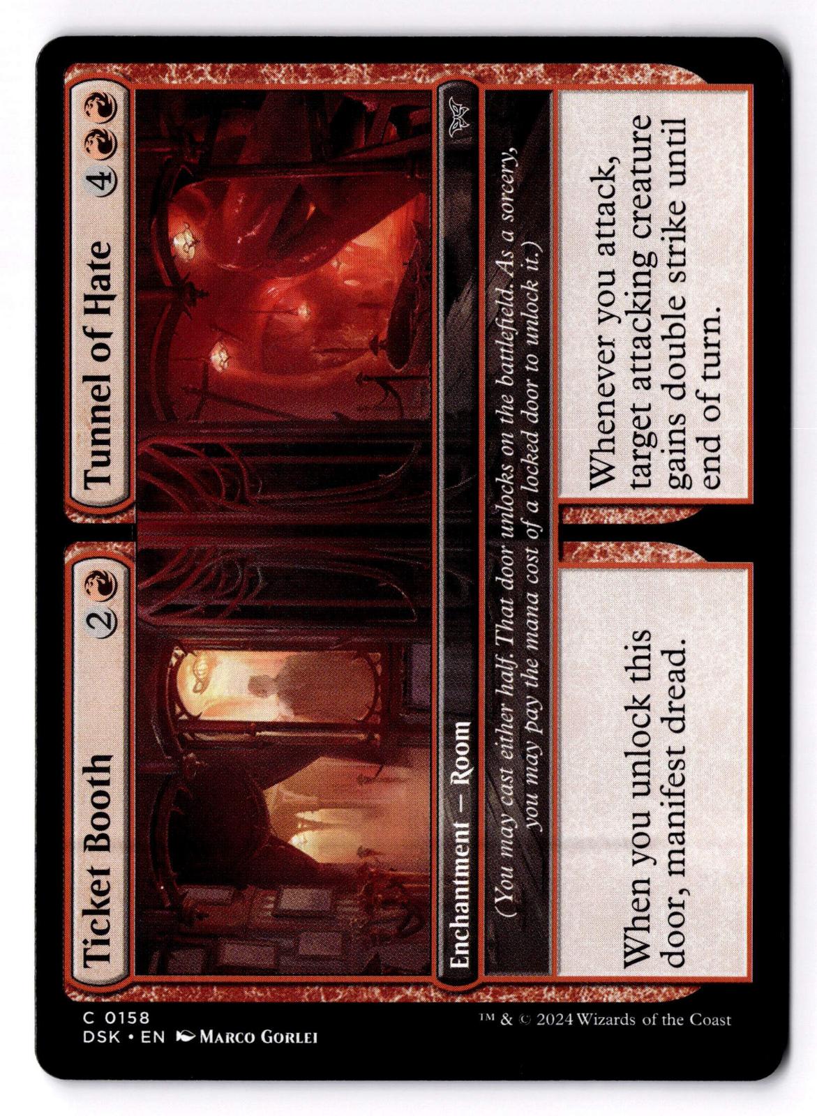 Ticket Booth // Tunnel of Hate 158 Magic: The Gathering MP