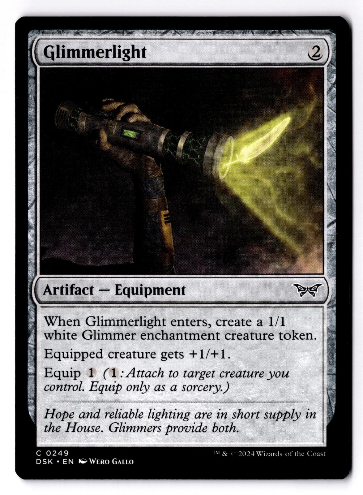 Glimmerlight 249 Common Duskmourn: House of Horror Magic: The Gathering LP