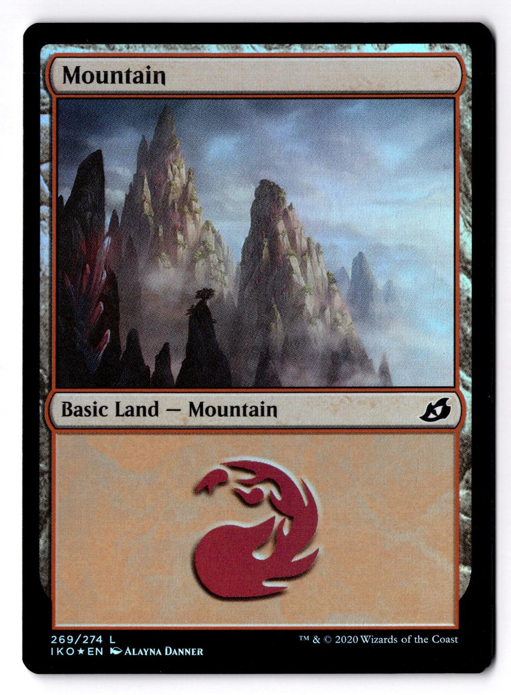 Mountain 269 Land Ikoria: Lair of Behemoths Magic: The Gathering Foil LP
