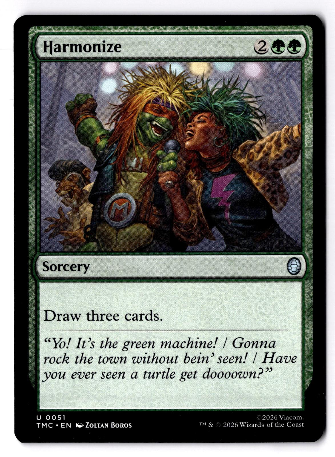 Harmonize 51 Commander: Teenage Mutant Ninja Turtles Magic: The Gathering LP