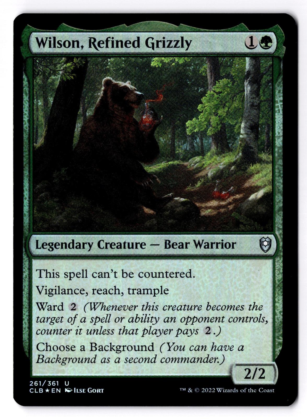Wilson, Refined Grizzly 261 Magic: The Gathering Foil LP