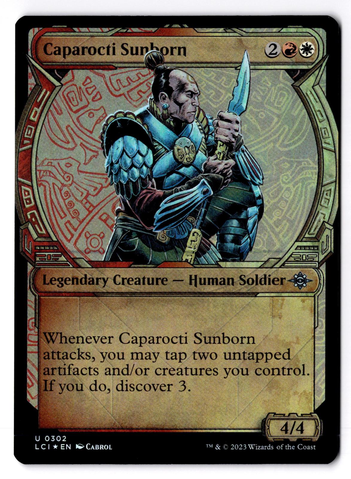 Caparocti Sunborn (Showcase) 302 Magic: The Gathering Foil LP
